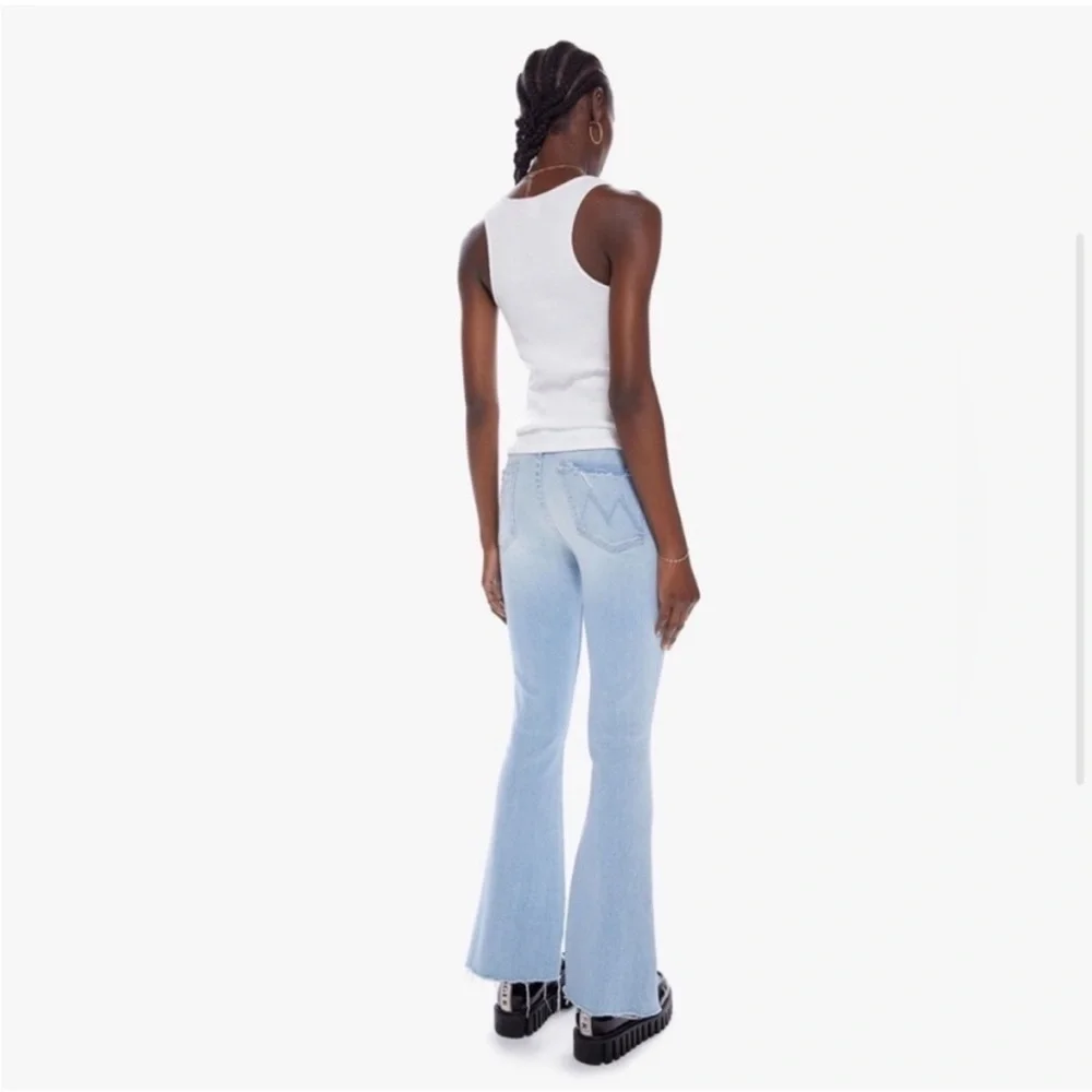 Viral MOTHER The Hustler Ankle Fray Women Jeans in Not So Chill Pill size 27 - Picture 2 of 10